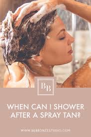 When Can I Shower After A Spray Tan Be Bronze Studio In 2020 Spray Tanning Spray Tan