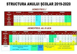 Ministrul educatiei nationale, valentin popa. Structura Anului È™colar 2019 2020 Calendar Yve Ro