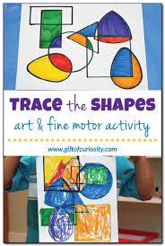 If you're using an opaque projector, which projects the image or text directly from the original, you can skip this step. Trace The Shapes Art Project Gift Of Curiosity
