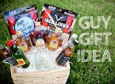 21st Birthday Ideas For Guys From Parents Craftibilities Basket Of Booze Fun Guy Birthday Gift Idea Mens Birthday Gifts Man Birthday Diy Birthday