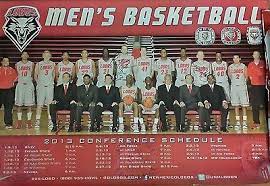 New Mexico Lobos Men S Basketball Unm Roster Poster Signed Alex Kirk Lobo Nation Mens Basketball Basketball Posters New Mexico