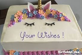 Photos of happy birthday cake. Unicorn Cake For Happy Birthday Wishes With Name