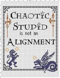 We did not find results for: Chaotic Stupid Is Not An Allignment Nerdy Geek Cross Stitch Pattern Instant Download Geek Cross Stitch Cross Stitch Embroidery Cross Stitch Patterns