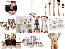 These two colors will never go out of style! Rose Gold And Black Kitchen Decor Novocom Top