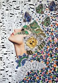 Emilia Elfe Imzali Goz Alici Moda Kolajlari Kolaj Richard Avedon Sanat