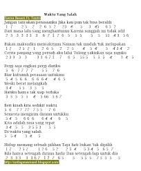 Lagu ini dirilis pertama kali pada 1 desember 1989, lalu. Not Pianika Waktu Yang Salah Fiersa Besari Ft Tantri