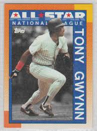 The tony gwynn topps rc is the most common gwynn card up for auction on ebay. 1990 Topps All Star Tony Gwynn 403 On Kronozio