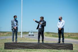 Zavaleta y kicillof en hurlingham recorrieron el distrito en el marco de la campaña. Kicillof Inauguro Obras En La Ruta 51 A La Altura De Coronel Pringles Canal Verte