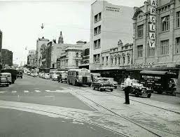 Old Buses Travelling Along George Street Sydney In The Early 1960 S V E Visit Sydney Australia History Historical Images