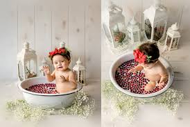 Christmas Holiday Baby Milestone Milk Bath Photography Dallas Tx