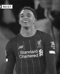 Dressed in a black tracksuit and white trainers, the liverpool. Footballer Imagines Day 4 Trent Alexander Arnold