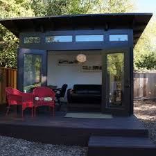 10x12 Studio Shed Home Office Family Room Modern Prefab Studios Denver By Studio Shed Shed Homes Studio Shed Backyard Office