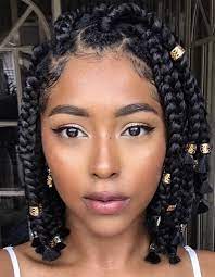 Feed In Braids Google Search Box Braids Styling Short Box Braids Braided Hairstyles