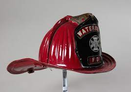 Cairns Brother Inc Waterbury Fire Hat History Exhibit Mattatuck Museum Fire Helmet Fireman Helmet Fire Life