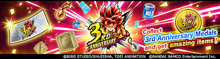 Dragon ball legends can be quite picky about your internet connection, and this should solve the nc009999 error. Dragon Ball Legends Collect 3rd Anniversary Medals And Get Amazing Items Collect These Medals From Various Events And Exchange Them For 3rd Anniversary Arts Card Sleeves Previously Available Accessories And More
