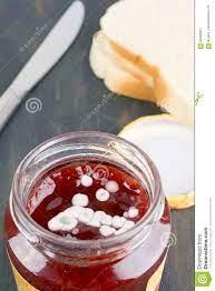 Mouldy Jam In A Glass Jar Stock Image Image Of Poisonous 95062937