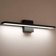 Led makeup light,10 led mirror bulbs, hollywood vanity light strip for wall decoration,dressing table, bathroom lighting. Temgin Led Vanity Light 24 Inch Black Bathroom Light Fixtures Modern 4000k Over Mirro In 2021 Bathroom Light Fixtures Bathroom Led Light Fixtures Vanity Light Fixtures