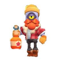 Barley lobs a bottle, breaking it on the ground. Png Maple Barley Brawlstars