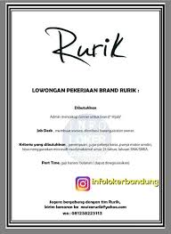 Tercatat ada tujuh kawasan industri di cikarang yang sudah berdiri hingga saat ini. Lowongan Kerja Brand Rurik Bandung November 2017 Info Loker Bandung 2021