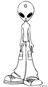 Printable Alien Coloring Pages For Kids Cool2bkids Alien Drawings Trippy Drawings Hippie Art