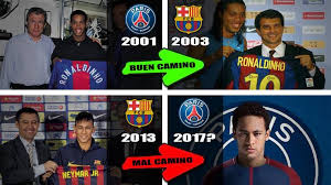 Ronaldinho former footballer from brazil attacking midfield last club: Neymar Fix You In Ronaldinho Of The Psg To The Barca No To The Reverse