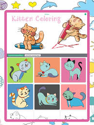 Free three little kittens clipart clipart collection. Printable Cute Little Kitten Coloring Book App Price Drops