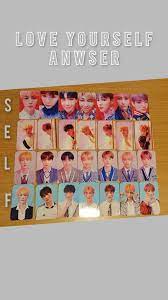 Love yourself answer version e photocards. Bts Love Yourself Answer Photocards Unofficial Etsy