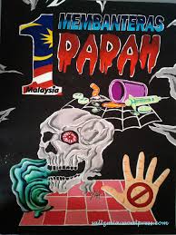 Poster anti dadah sekolah rendah. Skillshare Sallz Mia