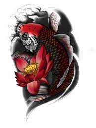 Fer solley tattoo artist on instagram: Pez Koi Y Ka Flor De Loto Tatuaje Pez Koi Pez Koi Pez Koi Tattoo