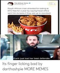 The The African Voice Resi Stuff South African Man Arrested For Eating At Kfc Free For A Year By Saying Head Office Sent Him To Taste If They Are Up To Standard