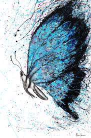 Sunny River Wings By Ashvin Harrison Paintings For Sale Bluethumb Online Art Gallery Art Ashvinharrison Butterf Butterfly Art Painting Dancers Art Art