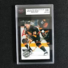 It features him with his brother, valeri, who also played in the nhl. 1991 92 Pro Set Platinum 272 Pavel Bure Rookie Card 10 Gem Mint