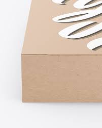 Download Kraft Paper Box Mockup In Box Mockups On Yellow Images Object Mockups