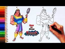 How To Draw Kronk Disney S The Emperor S New Groove Drawing Easy Dra Emperors New Groove The Emperor S New Groove Easy Drawings