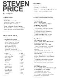 resume  steven price