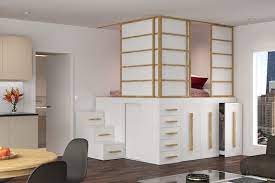 Arredamento Salva Spazio Su Misura A Bologna Roma E Milano Homify Idee Per Piccole Camere Da Letto Letti Loft Design Di Mobili