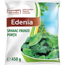 Mâncare de spanac cu ou prăjit. Spanac Frunze Edenia Legume Congelate Legume Simple
