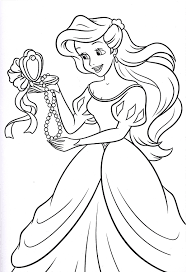 By best coloring pagesoctober 19th 2017. Walt Disney Princess Are Seen Jewelry Coloring Page Mermaid Coloring Pages Ariel Coloring Pages Disney Princess Coloring Pages