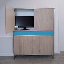 Es verbindet ihren industrie monitor und pc mit einem staubschutz für drucker und stellt somit ebenfalls eine sehr kompakte und platzsparende einheit dar. Pc Schrank Computerschrank Sekretar Fur Home Office