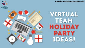Just Because You Lead Or Work On A Virtual Team It Doesn T Mean You Can T Have Some Work Holiday Party Corporate Holiday Party Office Holiday Party Ideas