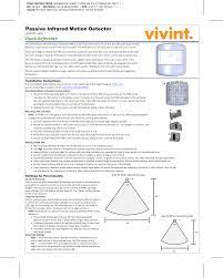 Open video in new tab. Md01 Motion Detector User Manual Vivint