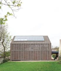Maison Bois Bambou Passive Par Karawitz Architecture Val D Oise 95 France Maison Bois Architecture Maison