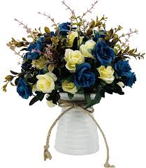 We did not find results for: Amazon Com Naweida Artificial Flowers With Vase Faux Flower Arrangements For Table Decor Table Centerpieces For Dining Room Navy Blue Home Kitchen