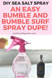 Save Your Money These Super Simple Diy Sea Salt Spray Is Just As Good As The Real Thing Seasaltspray Beaut Diy Sea Salt Spray Sea Salt Spray Diy Salt Spray