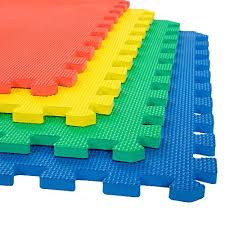 Stalwart Foam Mat Floor Tiles Interlocking Eva Foam Padding Soft Flooring For Exercising Yoga Camping Kids Babies Playroom 4 Pack In 2020 Foam Floor Tiles Foam Mat Flooring Foam Flooring