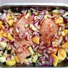 Recette De Poulet Au Four Pomme De Terre Et Courgette Recette Poulet Au Four Poulet Au Four Recette Poulet