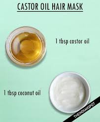 When massaged onto the scalp, coconut oil promotes blood circulation, which translates as more nourishment to the hair follicles, making the hair thicker. Castor Coconut Hair Mask It Is Best To Mix Castor Oil With An Equal Amount Of A Base Oil Like Castor Oil Hair Mask Castor Oil Hair Treatment Coconut Hair Mask