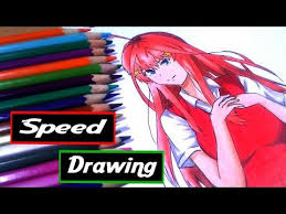 Cara mewarnai kulit wajah anime dengan pensil warna. Itsuki Go Toubun No Hanayome Cara Menggambar Drawing Gambar Karakter
