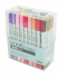 Cool Too Copic Marker Set Ciao 36 Colors Pen Set B Japan Drawing Markers Anime Copic Marker Set Copic Sketch Markers Colored Pens