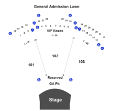 Charlotte Metro Credit Union Amphitheater Seating Chart